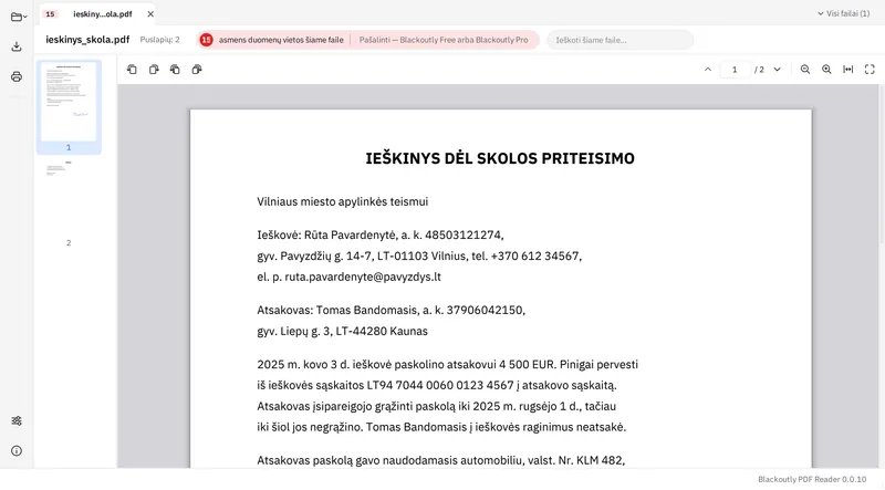 Nemokamas Blackoutly PDF Reader
